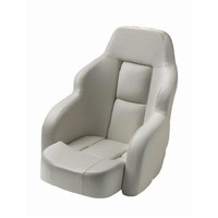 Commander Helm Chair Seat White