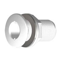 TruDesign Domed White Skin Fitting 1/2 Inch BSP Thread