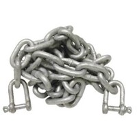 Gal Chain Shackle Kit - 4m x 6mm Chain with 2 x 6mm Shackles