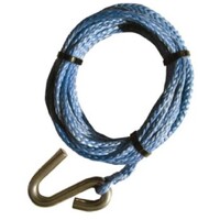 Trailer Winch Rope 7Mt x 6mm with  SS S Hook 2300KG Breaking Strain