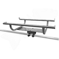 BBQ Cradle Rack Complete w Rail Mount and Rod Holder Post MENCA010