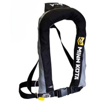 Minn Kota Inflatable PFD Black Level 150N Adult Manual Inflate 605800