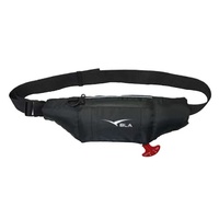 Belt Mount Bumbag Style Inflatable PFD Black Level 100 Adult  Manual Inflate 241057