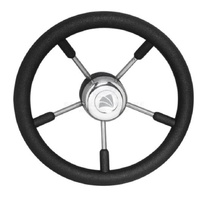 Relaxn  Steering Wheel 350mm Non Magnetic Stainless Steel and Polyurethane Grip 83700