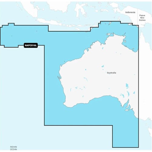 Navionics+  Australia West & Central  - NAPC016L - Preloaded - Large Coverage