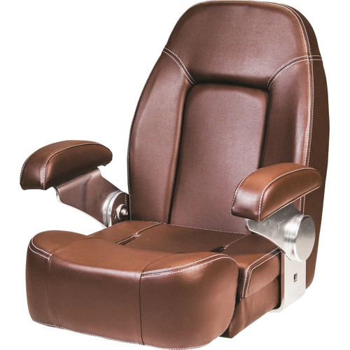 Seaman Helm Chair Seat Mahogany Brown