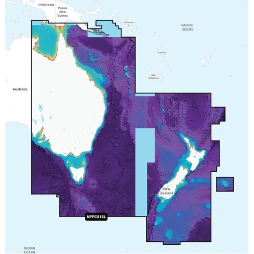 Platinum+  Australia East  w NZ - NPPC015L - Preloaded - Large Coverage Inland & Coastal Charts