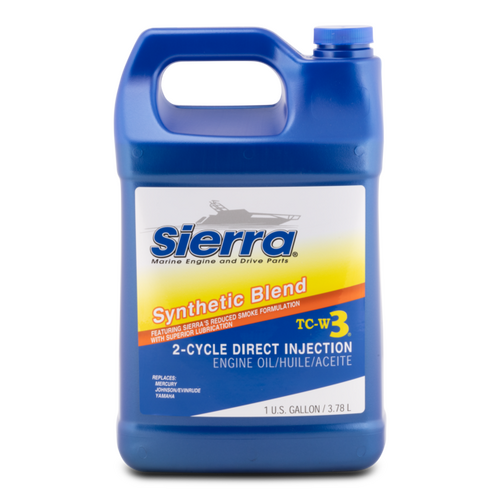 Sierra 2 Stroke XD50 Outboard Oil Direct Injection 3.78Lt Semi Synthetic TCW3 Oil 3.78 Litres 1 Gallon