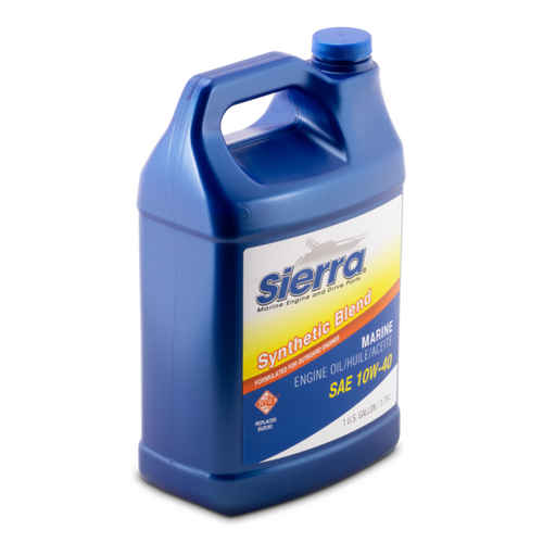 Sierra 4 Stroke Outboard Oil 10W-40 FC-W 3.78Lt TCW3 Semi Synthetic  Direct Suzuki