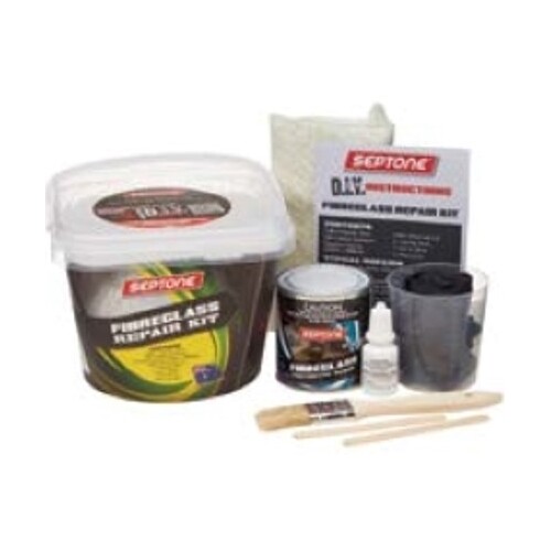 Fibreglass Boat Repair Kit  250Ml Resin and FG Kit Septone