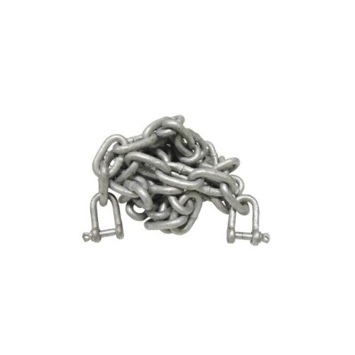 Gal Chain Shackle Kit - 4m x 6mm Chain with 2 x 6mm Shackles