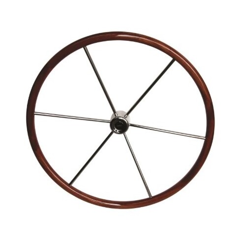 Steering Wheel 710mm SS with Mahogany Rim KW71