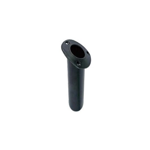 Large Plastic Oval Black Rod Holder Deck Mount