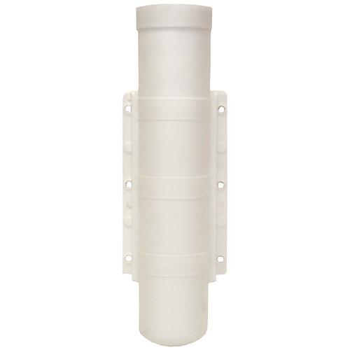 Plastic Side Mount White Rod Holder 