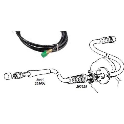 Dometic Seastar 3FT Outboard Hydraulic Hose with Fittings